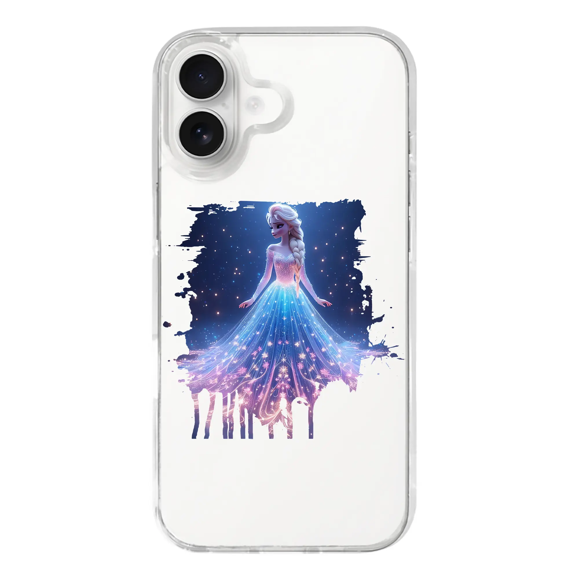 アナと雪の女王(Frozen) グッズ エルサ(Elsa) - iPhone 17シリーズ 透明スマホケース – 薄型・耐衝撃・精密フィット保護カバー